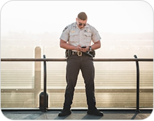 Security team on duty